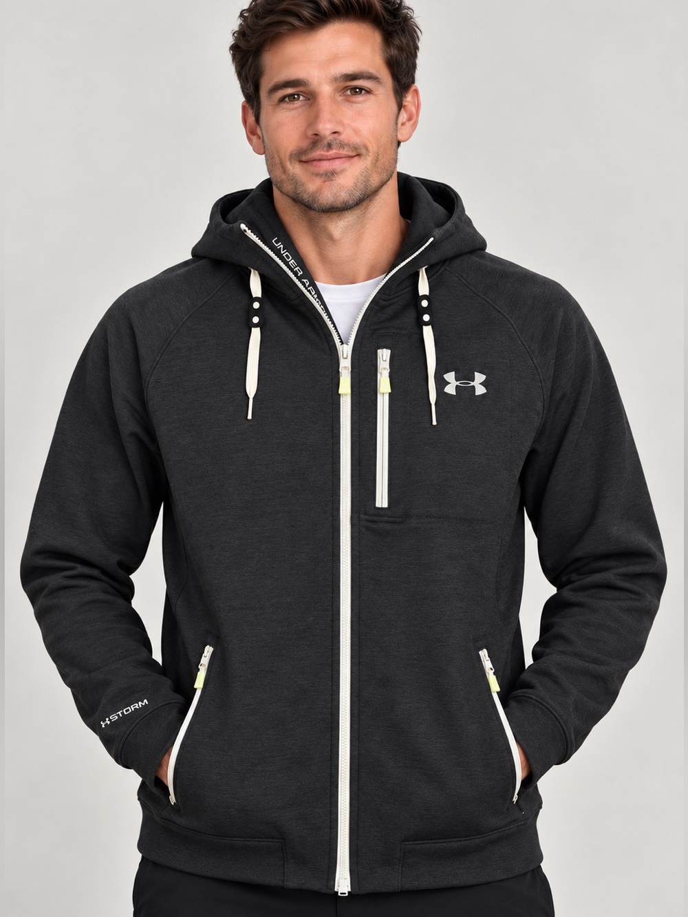 Under Armour Dobson ColdGear Infrared Hooded Softshell Jacket Men’s Small